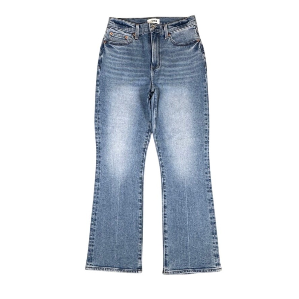 Pistola Derby High Rise Crop Bootcut Jeans Medium Wash Size 27 P00016088QL